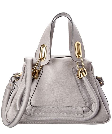 chloe paraty small price euro|Paraty 24 Small leather tote bag in grey .